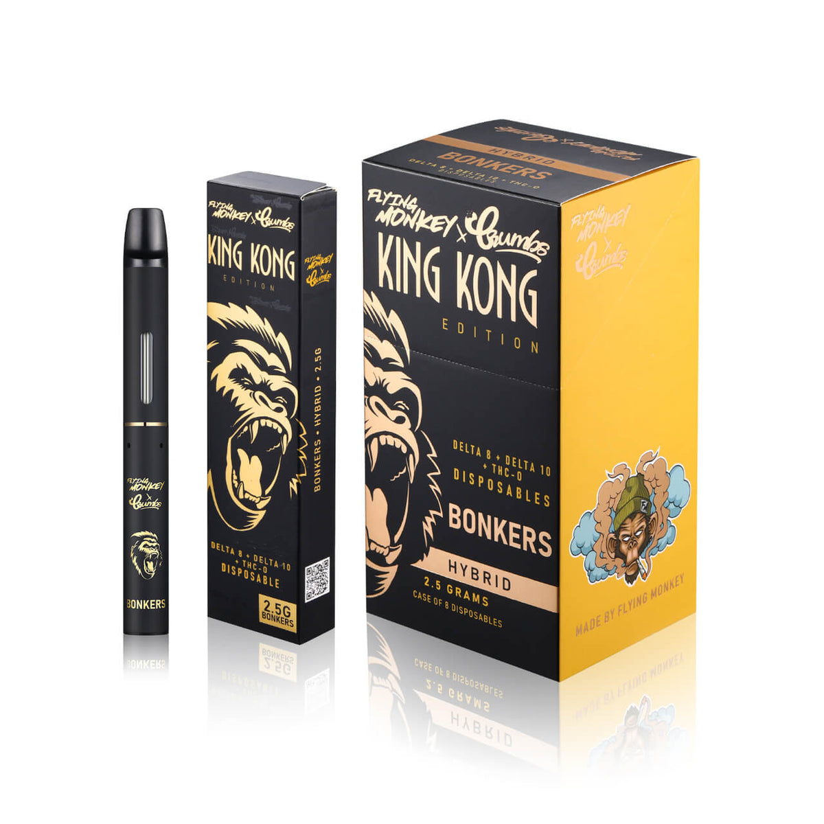 elfbar elfa master akku Flying Monkey x Crumbs White Truffle King Kong 2.5g Disposable – CBDDEALS main image 0
