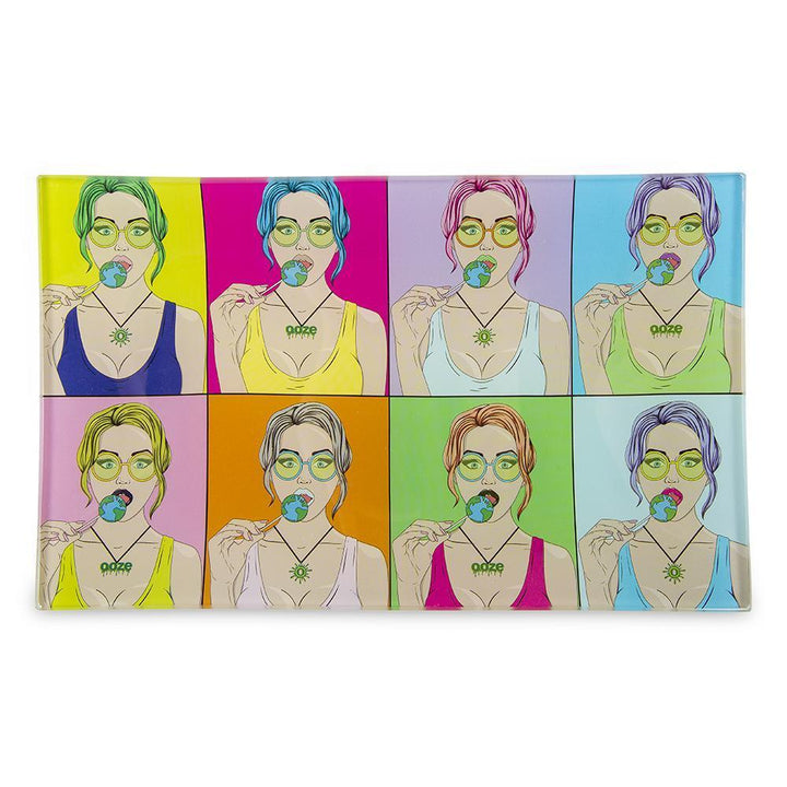 Ooze Rolling Tray - Shatter Resistant Glass - Medium